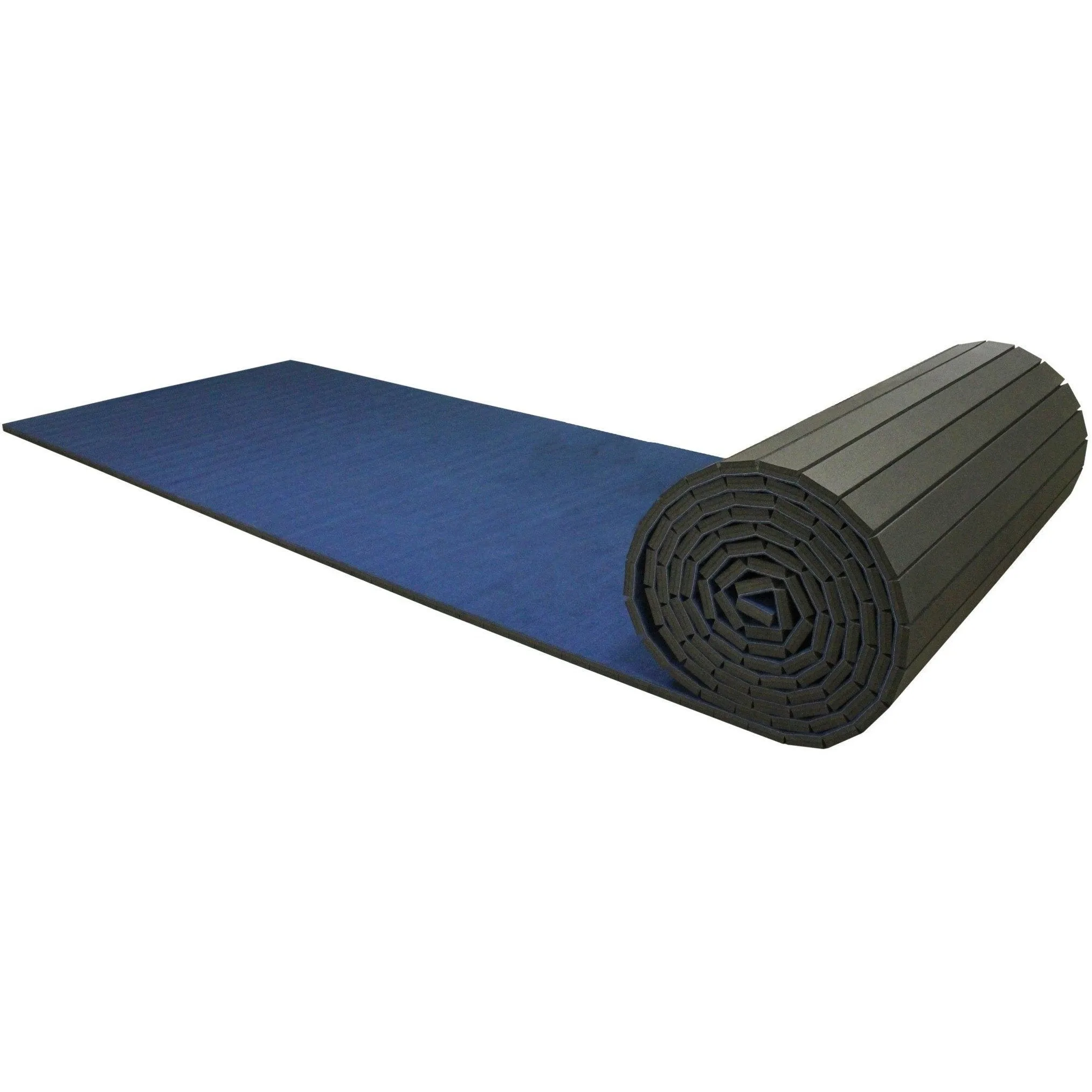 12 metre Cannons UK Rollaway Gymnastics Wrestling Martial Arts Mat Vinyl Top Blue or Black