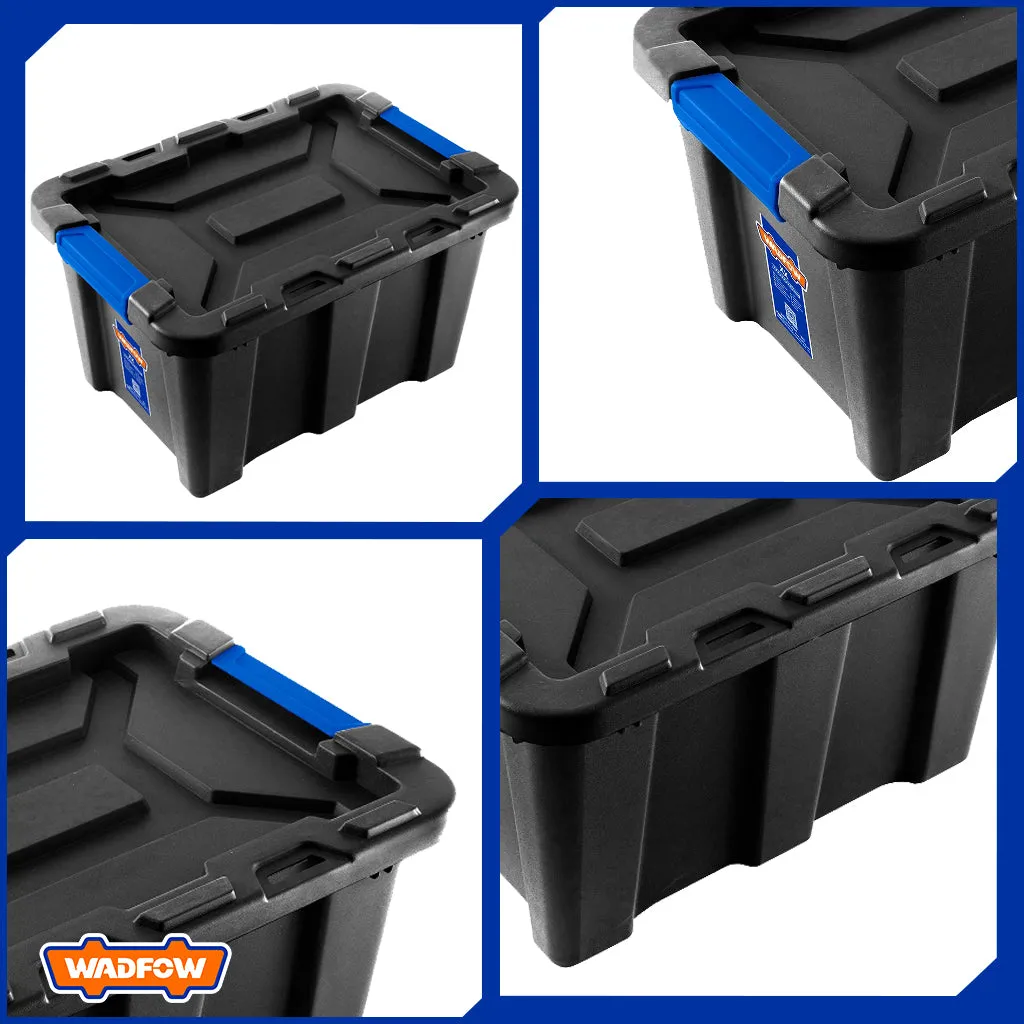 40Liters Stackable Plastic Container - Black WTB3340