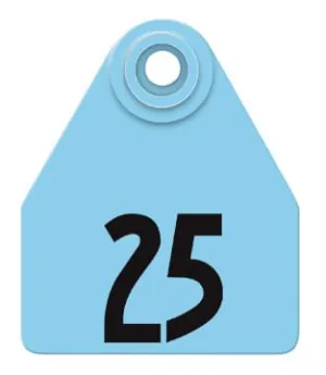 Allflex Global Numbered Ear Tags (Medium), 25 count