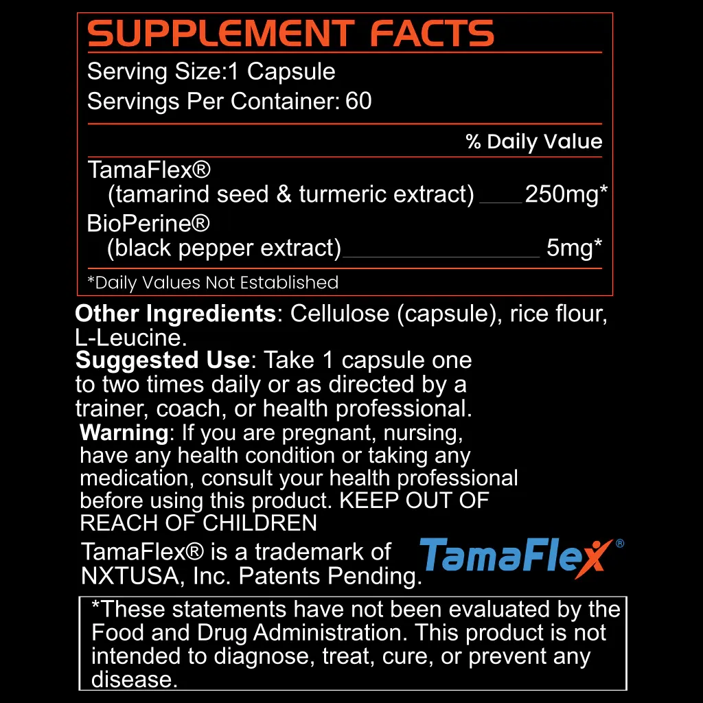 BLACKLABEL Supplements TamaFlex Advanced Joint Support