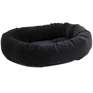 Bowsers Donut Dog Bed Microvelvet Ebony