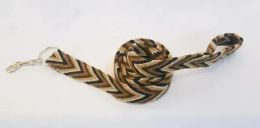 Brown Handmade Wayuu Pet Leash