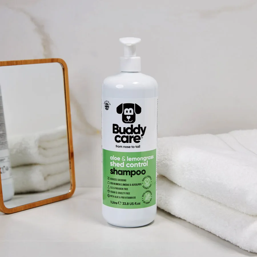 Buddycare | Shed Control Shampoo with Aloe & Lemongrass for Dogs - 500ml