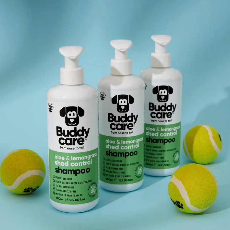 Buddycare | Shed Control Shampoo with Aloe & Lemongrass for Dogs - 500ml