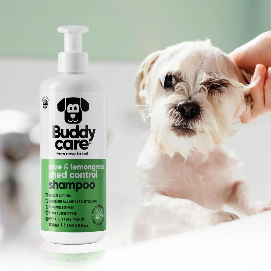 Buddycare | Shed Control Shampoo with Aloe & Lemongrass for Dogs - 500ml