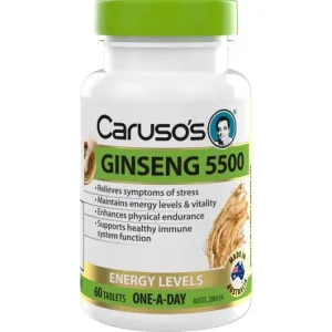 Caruso's Ginseng 5500 60 Tablets