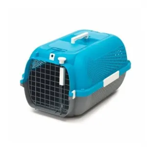 Catit Voyageur Cat Carrier Turquoise / Grey Medium 56.5cm x 37.6cm x 30.8cm