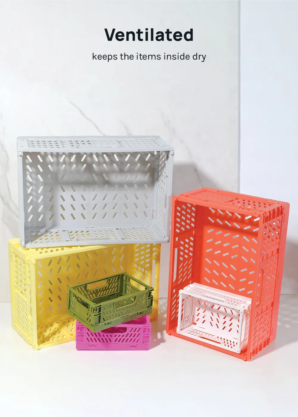 Collapsible Folding Crates- Small