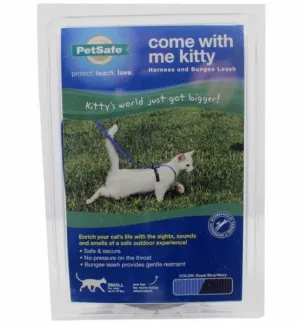 Come With Me Kitty Harness Blue Small