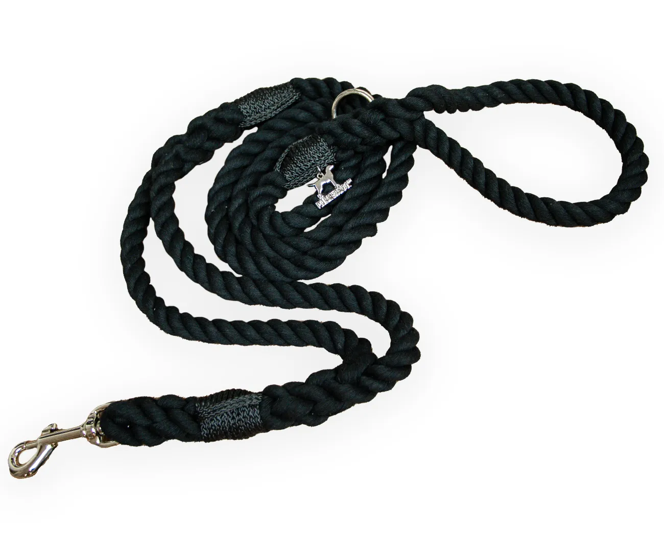 Cotton Rope Two Handle Leash