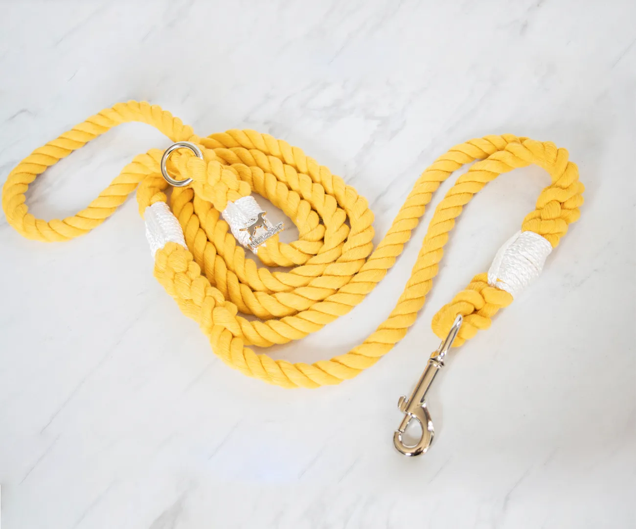 Cotton Rope Two Handle Leash