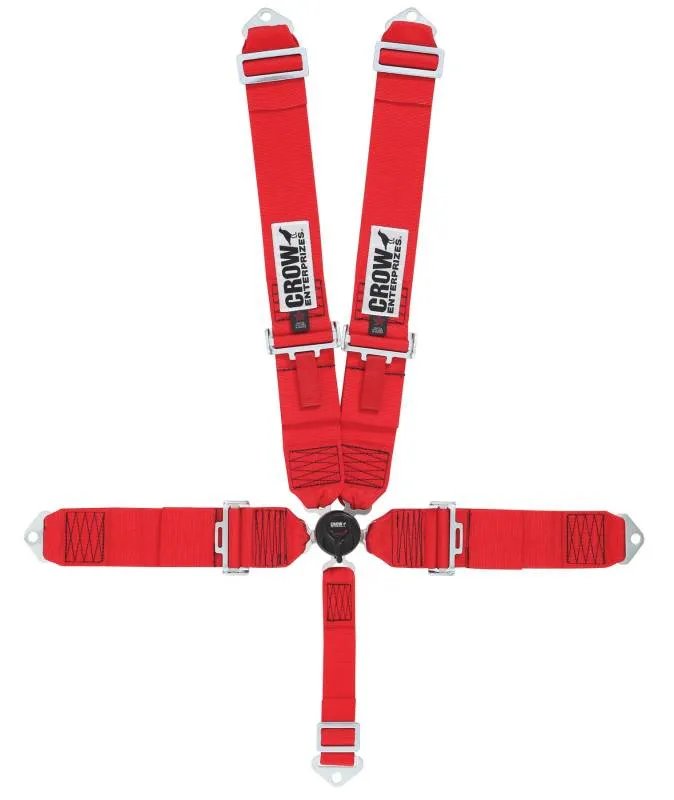 Crow 5-Way 3" Kam Lock Harness - SFI 16. - Gray