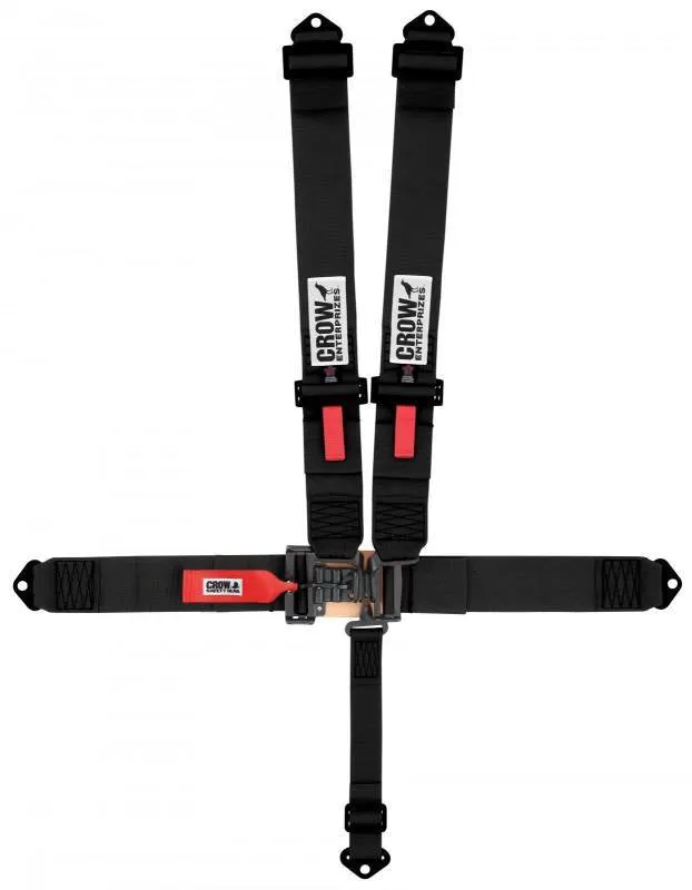 Crow QA 5-Way Duck Bill 3" Latch & Link Harness - Black Hardware - Black