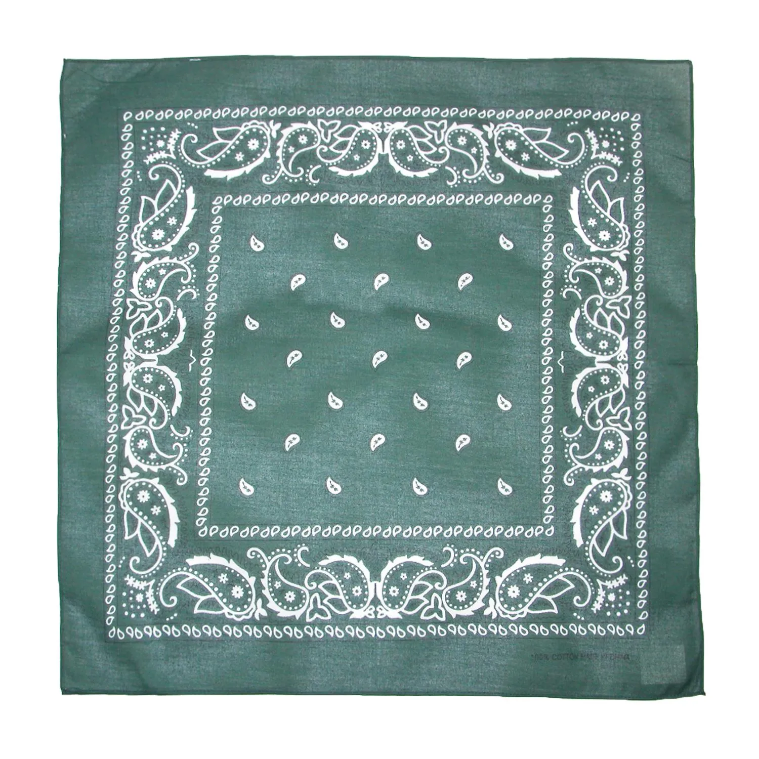 CTM® Cotton Paisley All-Purpose Bandanas (Pack of 5 of Same Color)