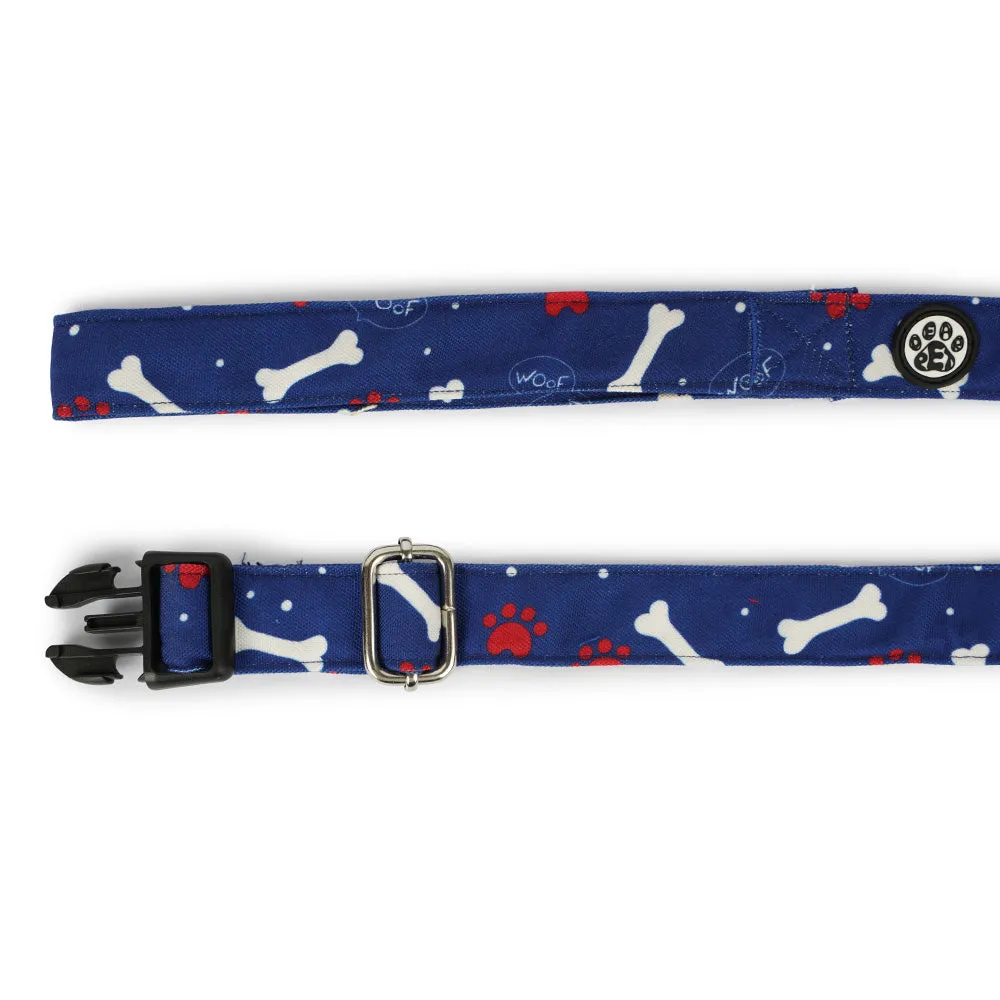 Dear Pet Woof Dog Collar & Leash Set