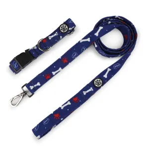 Dear Pet Woof Dog Collar & Leash Set