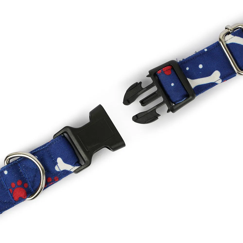 Dear Pet Woof Dog Collar & Leash Set