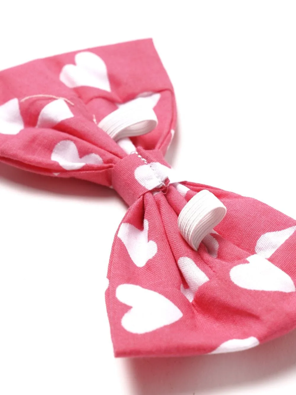 Dog Bow Tie - Whole Lotta Love Hot Pink Heart