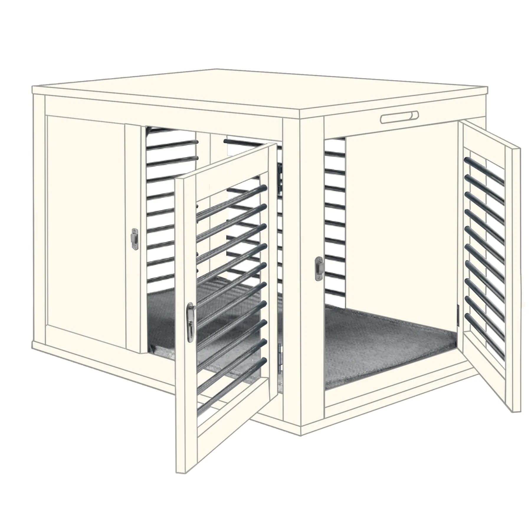 Dog Crate | Lummia Matte Finish