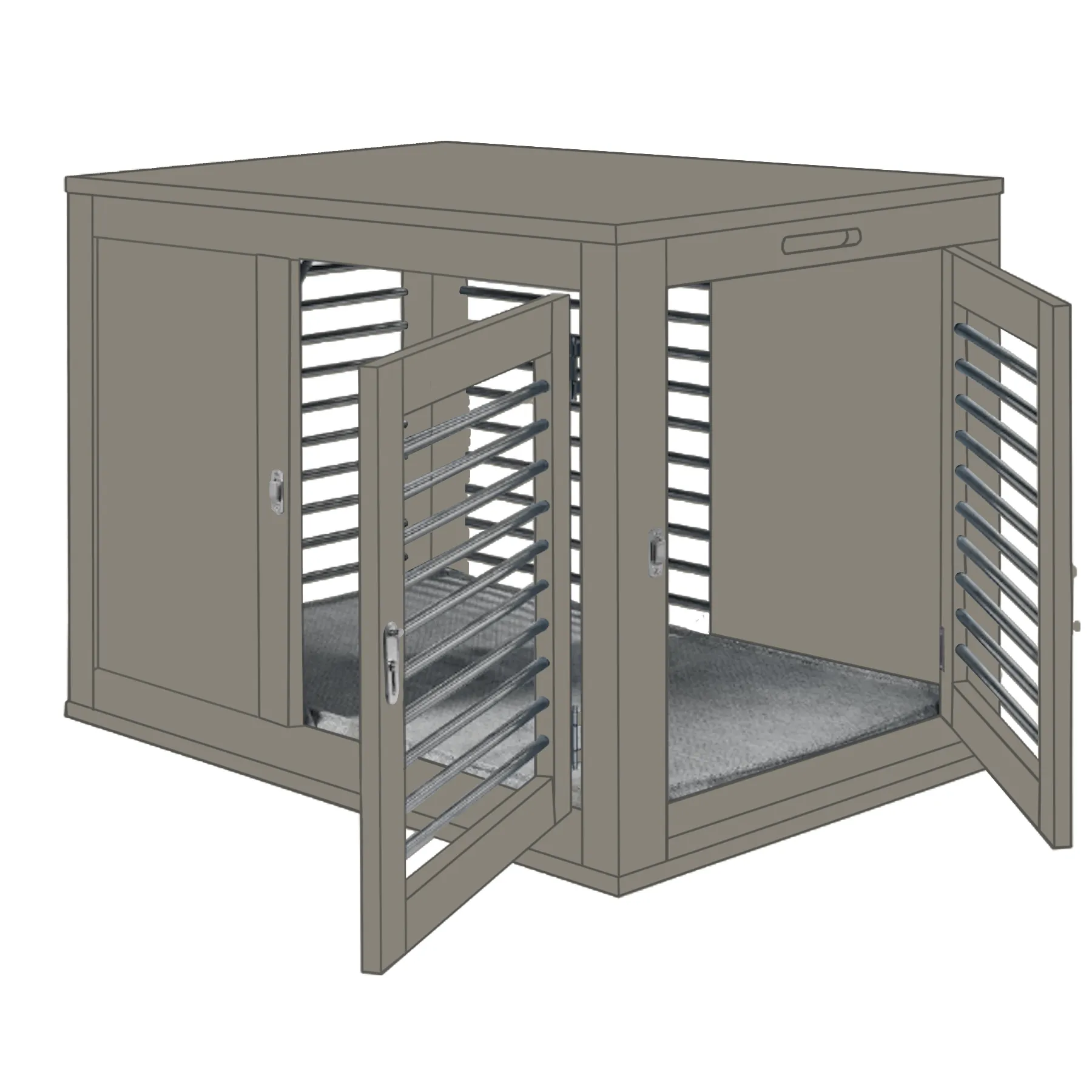 Dog Crate | Lummia Matte Finish