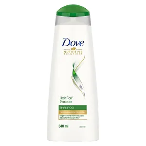 Dove Hair Fall Rescue, Shampoo, 340ml, for Damaged Hair, with Nutrilock Actives, to Reduce Hairfall & Repair, Deep Nourishment to Damaged Hair