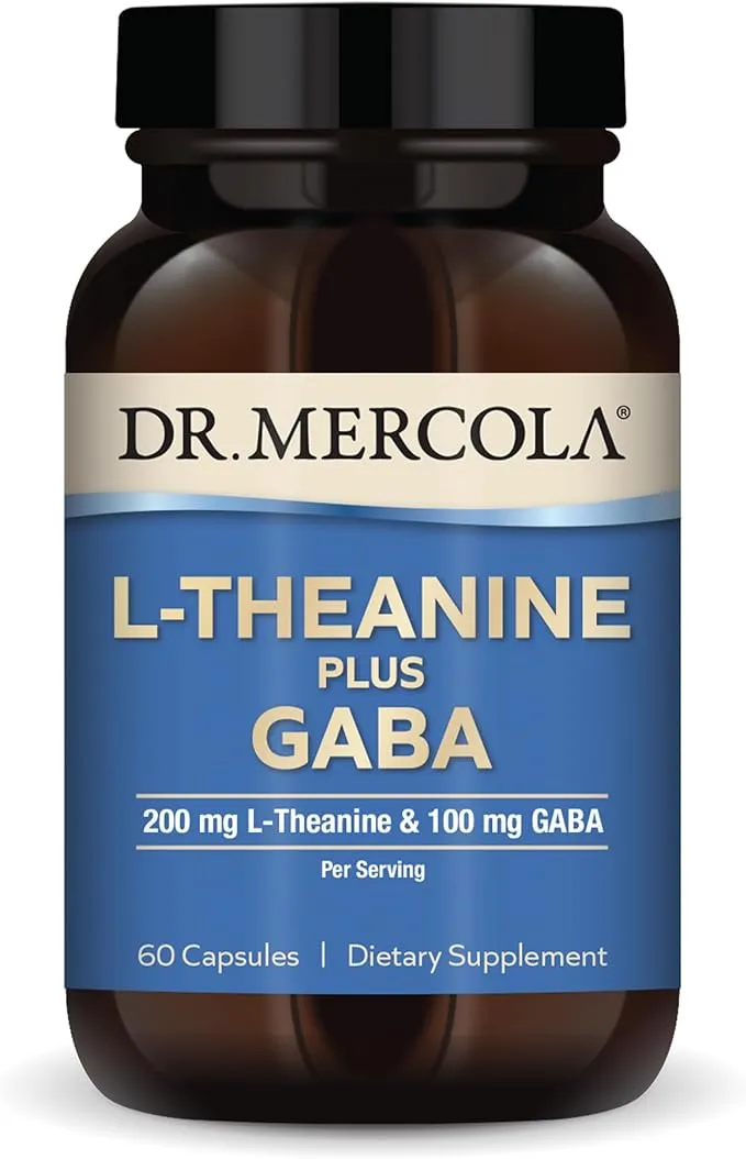 Dr. Mercola L-Theanine Plus Gaba Capsules 60ct