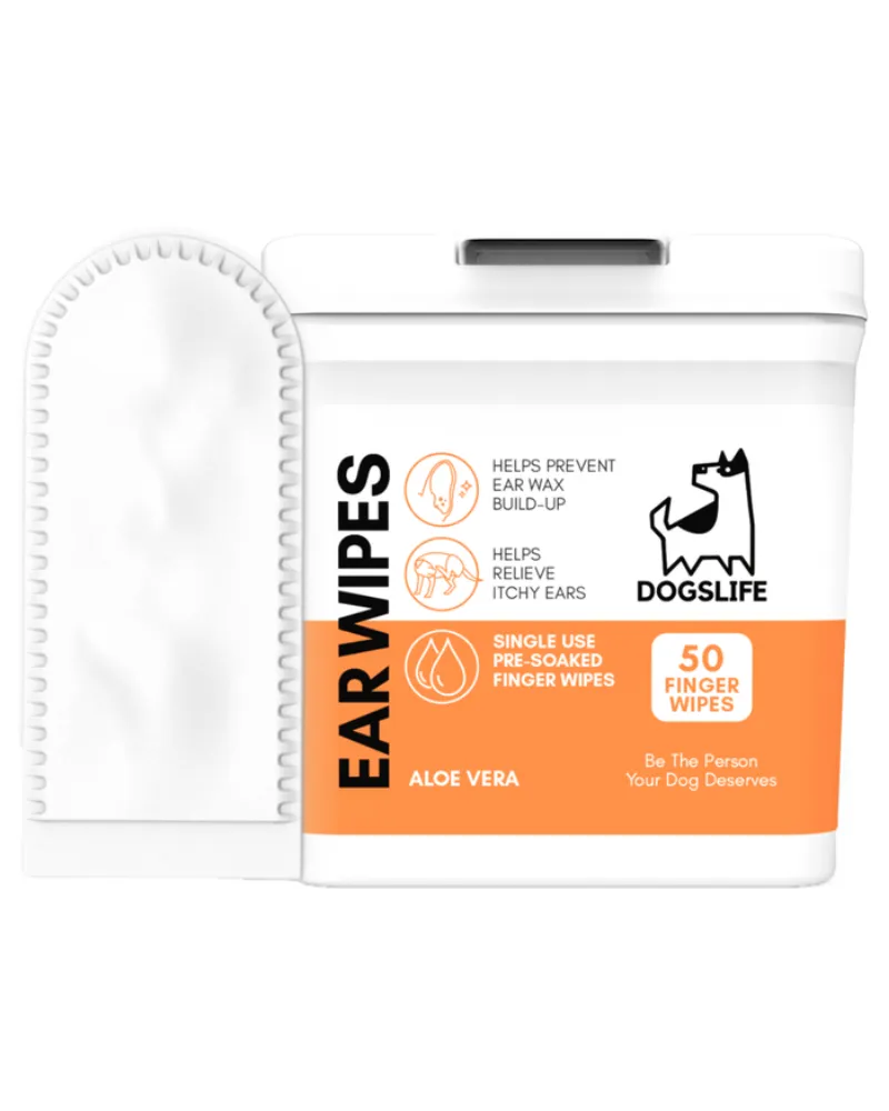 Ear Cleaning Finger Wipes for Dogs