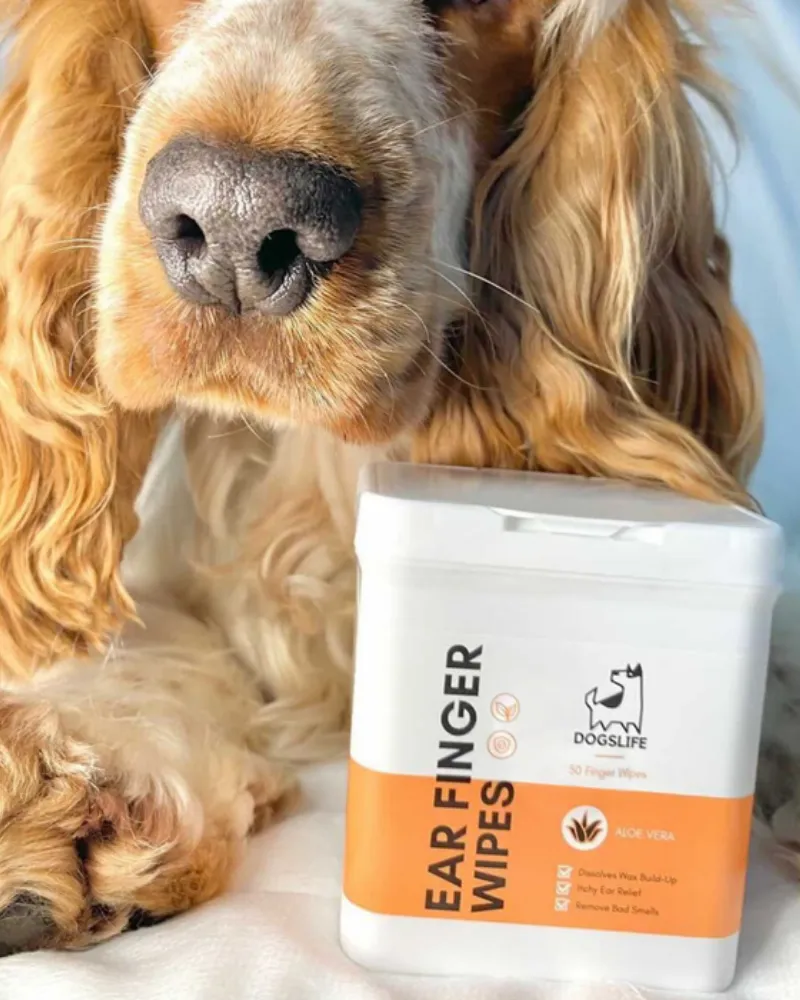 Ear Cleaning Finger Wipes for Dogs