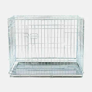 Ellie Bo Dog Crate - Silver