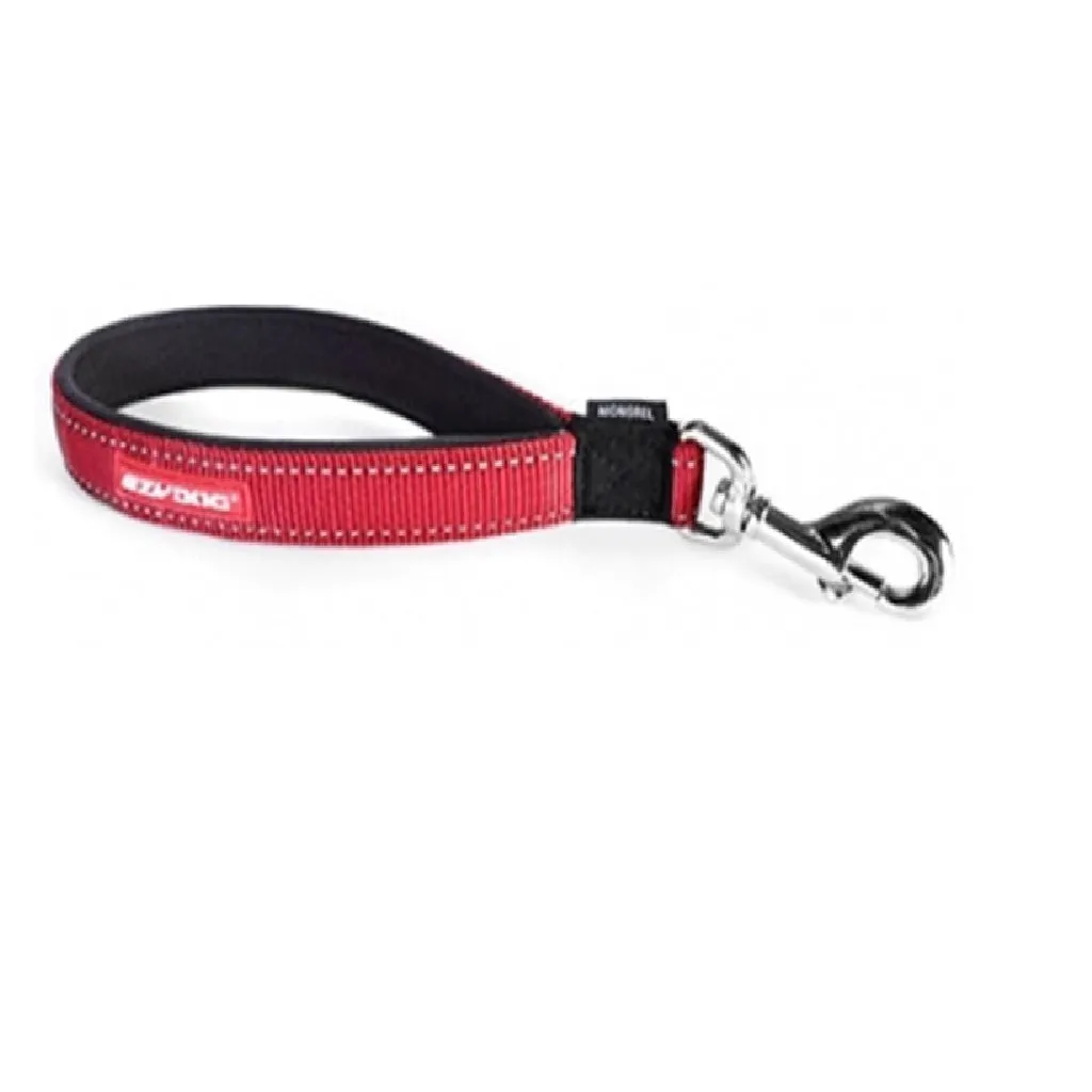 EzyDog Mongrel Lead Red 30cm