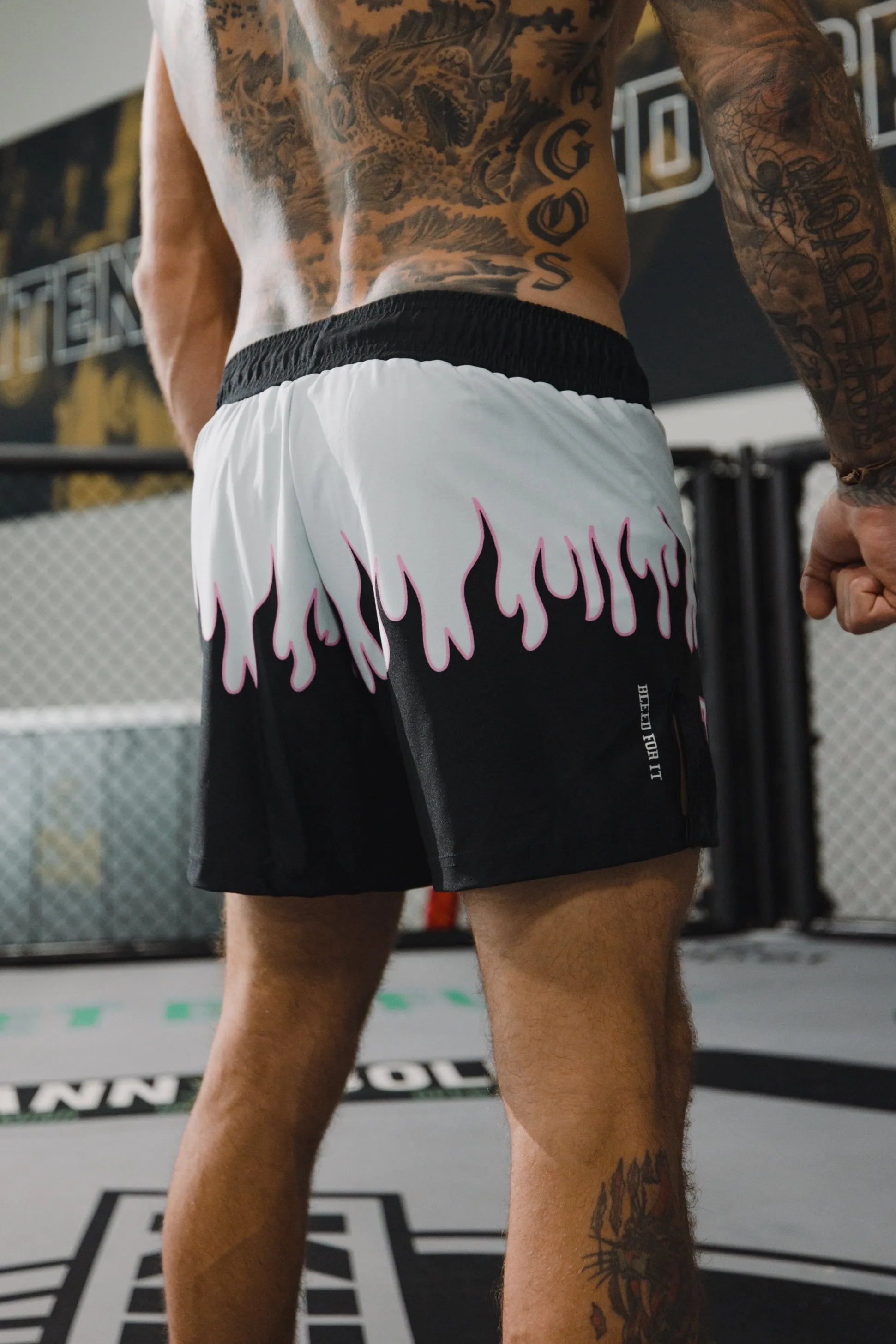 Fire FC Fight Shorts (5"&7“ Inseam) - Mint