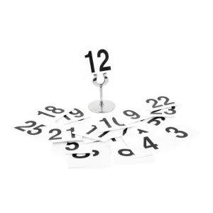 GC086 Plastic Table Numbers Inserts 1-25