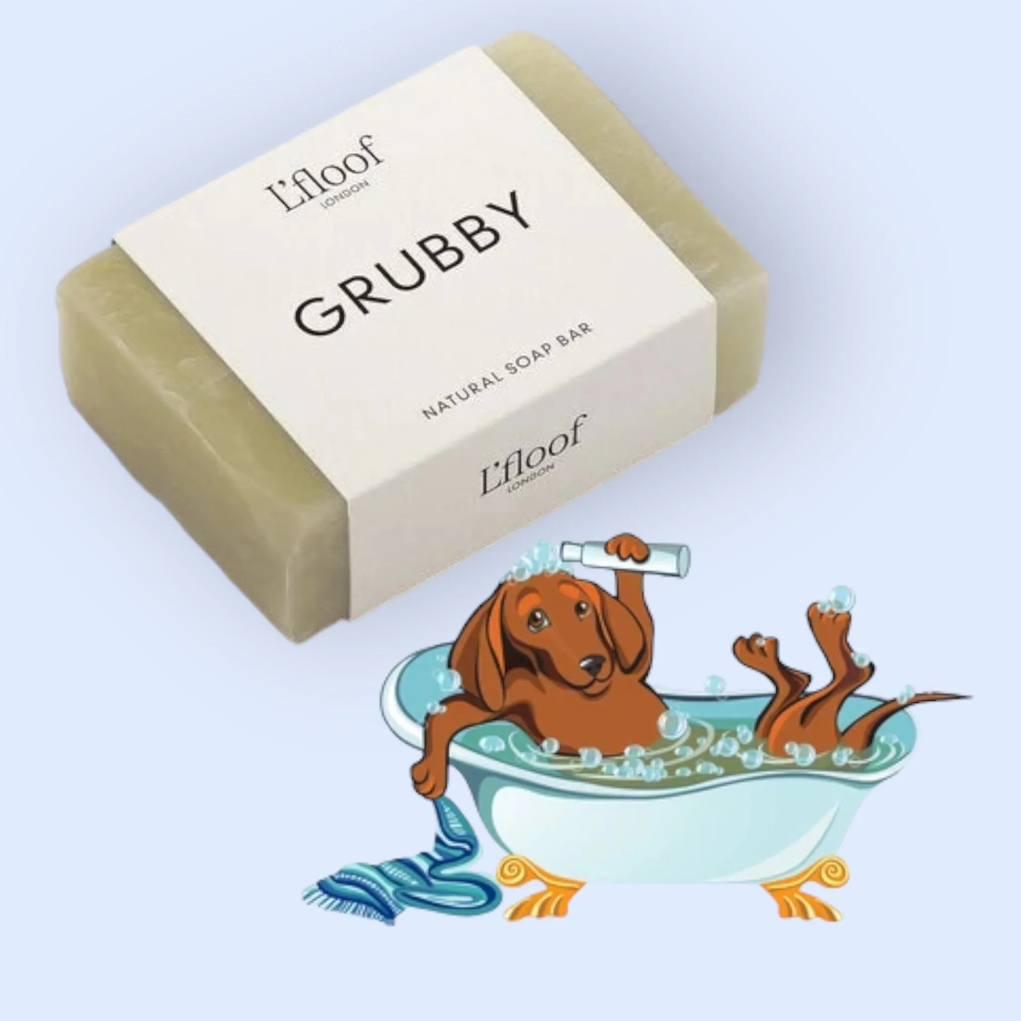 GRUBBY | Natural Peppermint & Eucalyptus Soap Bar