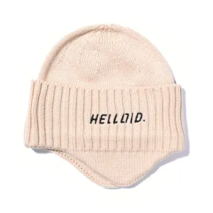 Helloid Ear Maff Beanie-WHITE