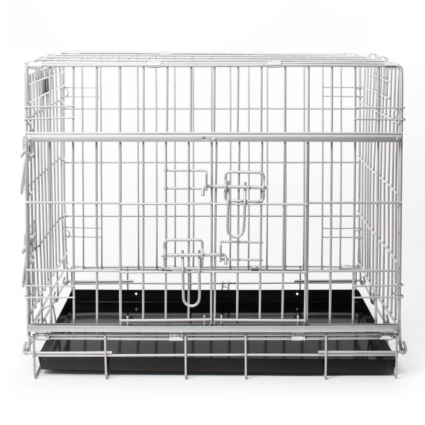 Imperfect Sliding Door Dog Crate in Grey by Lords & Labradors