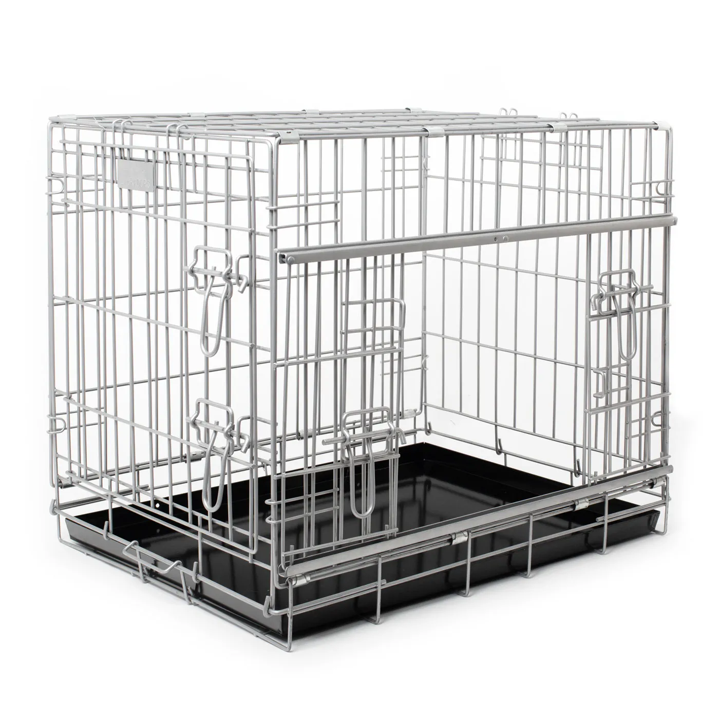 Imperfect Sliding Door Dog Crate in Grey by Lords & Labradors