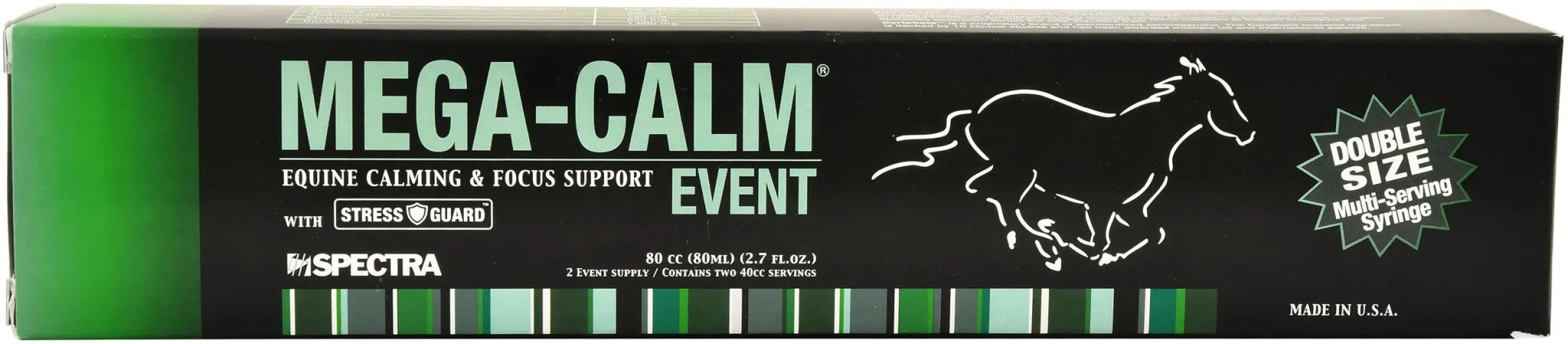 Mega-Calm Event 2-Dose Syringe, 80 cc