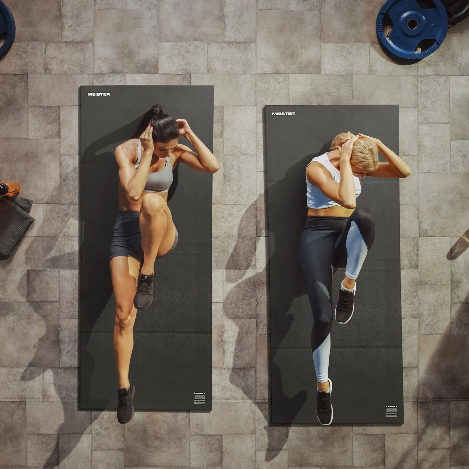 Meister X-Thick 1" Fold-Out Non-Slip Workout Mat