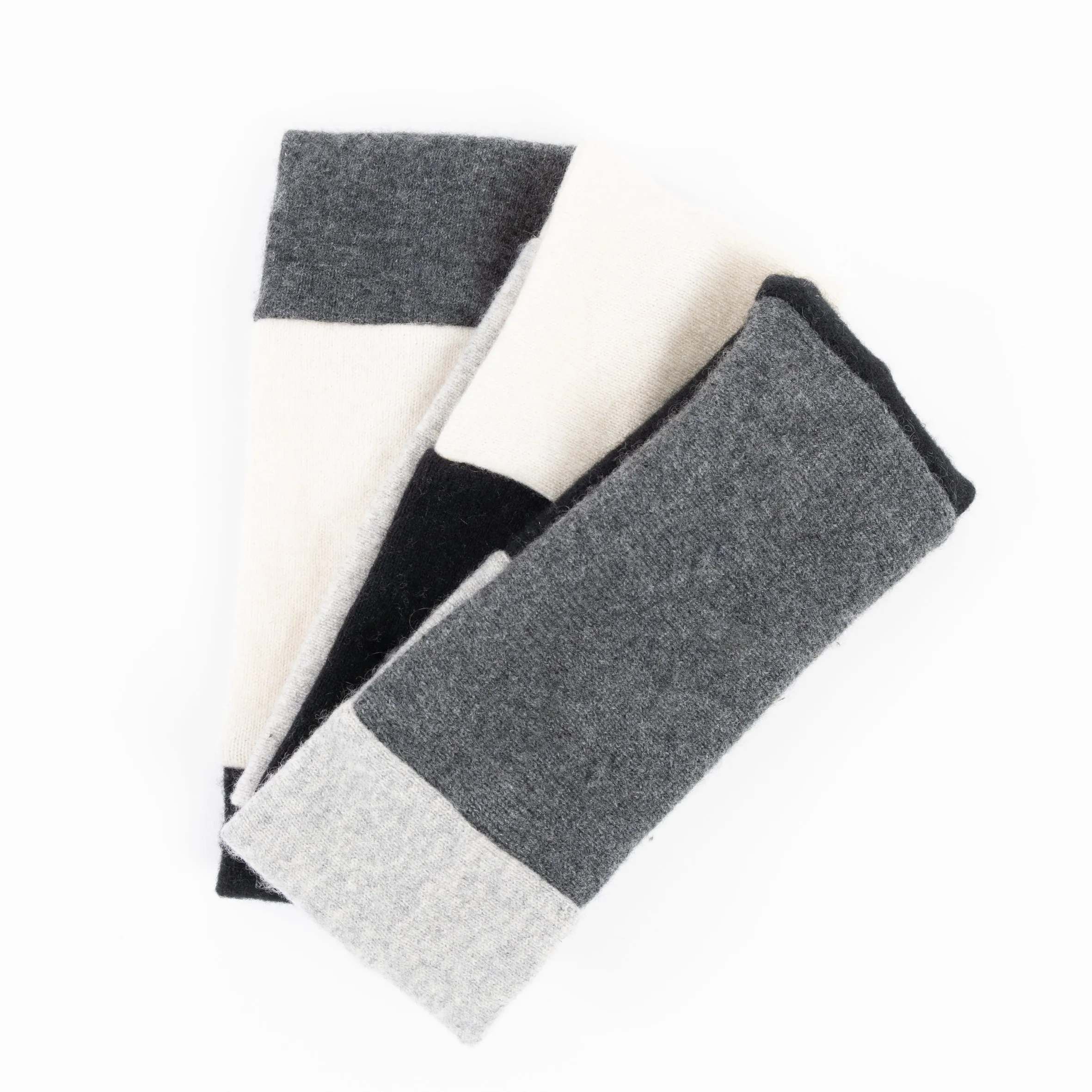 Monochrome Cashmere Ear Warmer Headband