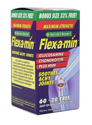 Nature'S Bounty Flex-a-min Dietary Supplements, 80 Tablets