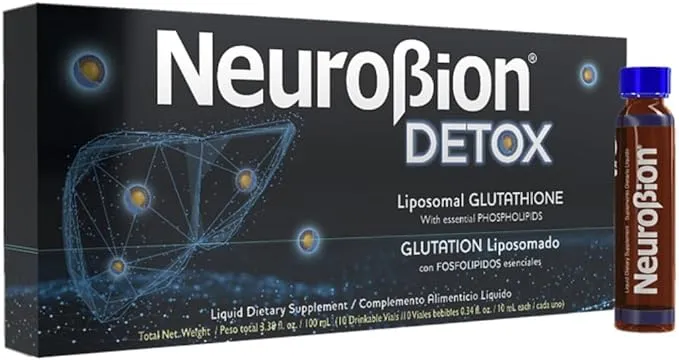 Neurobionm Detox Liposomal Glutathione Vials 10ct