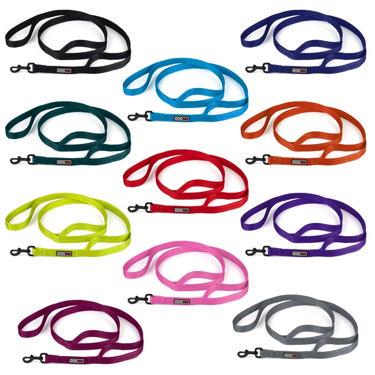 Nylon Multi-Handle Flat Leash