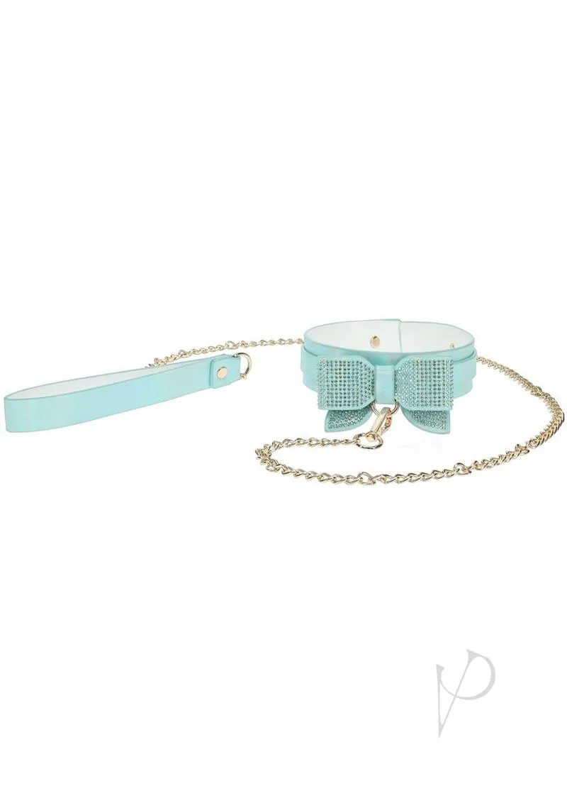 Ouch Paris Coll Collar Leash Blu