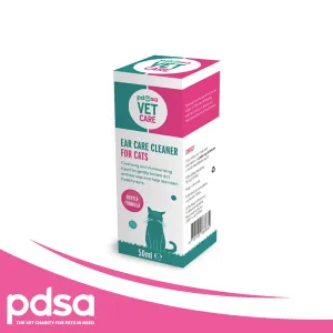 PDSA Vet Care | Ear Cleaner for Cats