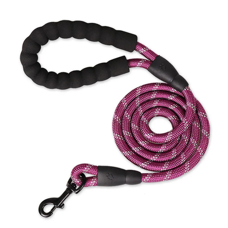 Pet Leash With Reflective & Comfortable Padded Handle