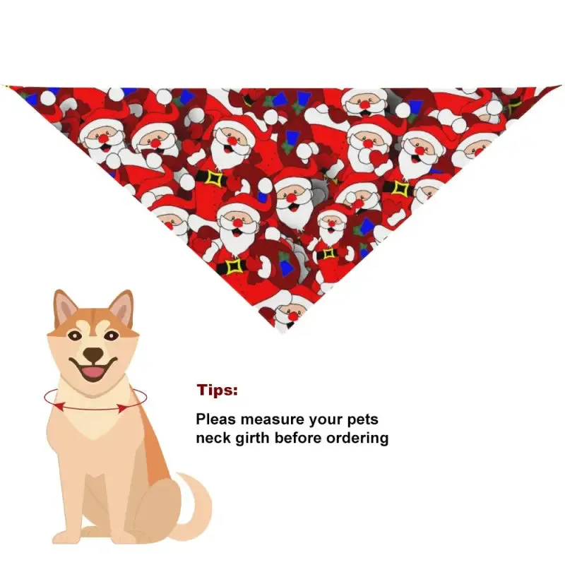 Premium Christmas Santa Bandana for Cats and Dogs