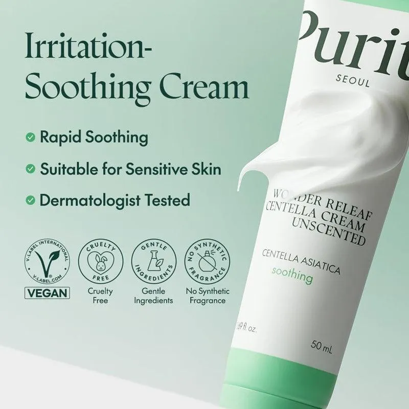 [PURITO] Wonder Releaf Centella Cream Unscented 50ml