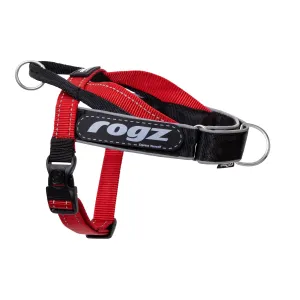 Rogz Utility LetzGo Personalised Harness Red Sml=^._.^=