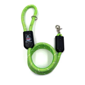 Rope Leash - Green Reflective