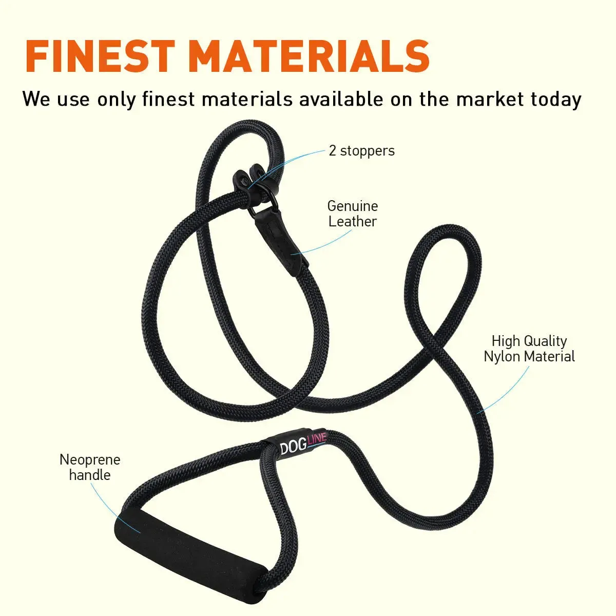 Round Nylon Slip Lead